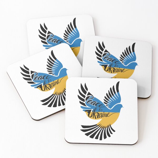 Item preview, Peace for Ukraine Dove Print - Support Ukraine Digital Art designed and sold by cabana.space.