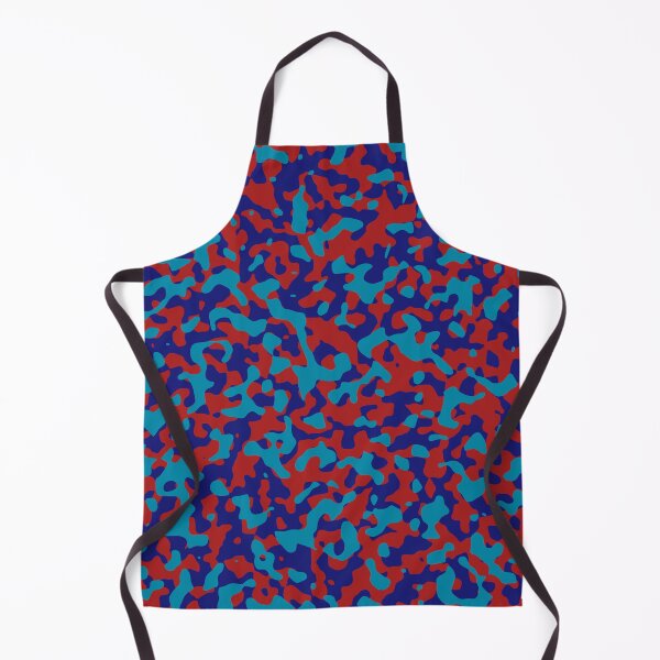 Item preview, Deep Red Camo in Dark Blue and Bright Cyan designed and sold by ModdiesColors.