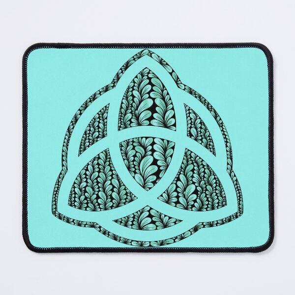Item preview, Zen Flower Petal Art - Green Triquetra designed and sold by SpeakBoldly.