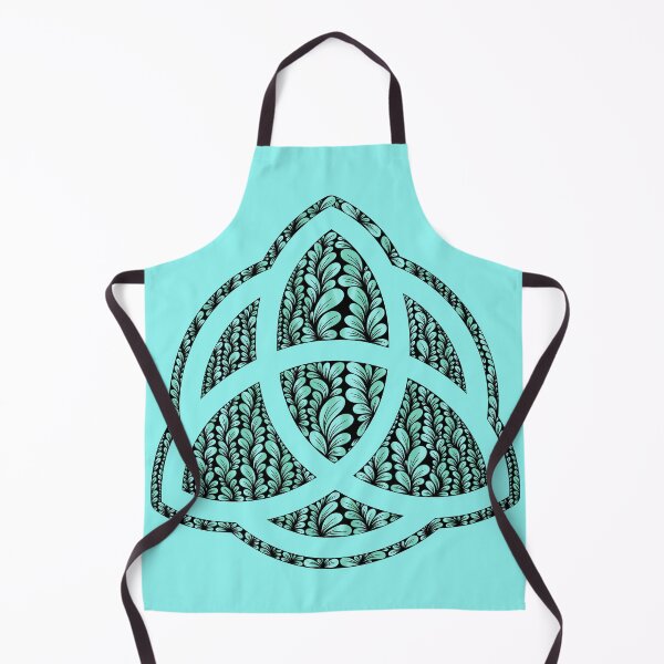 Item preview, Zen Flower Petal Art - Green Triquetra designed and sold by SpeakBoldly.
