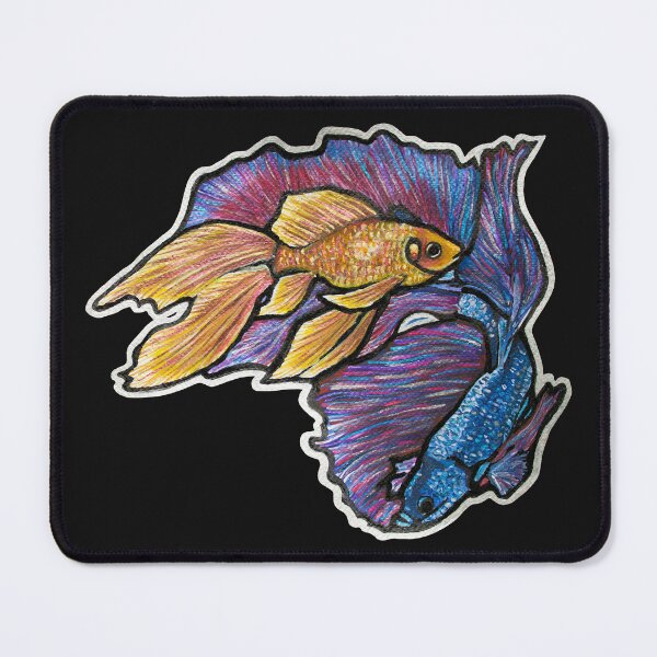 Item preview, Golden Fish & Halfmoon Betta Fish 1 designed and sold by nastiaart.