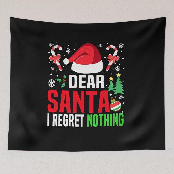 Item preview, Dear Santa I Regret Nothing Family Christmas Funny Xmas Holiday  designed and sold by HalloweenGift.