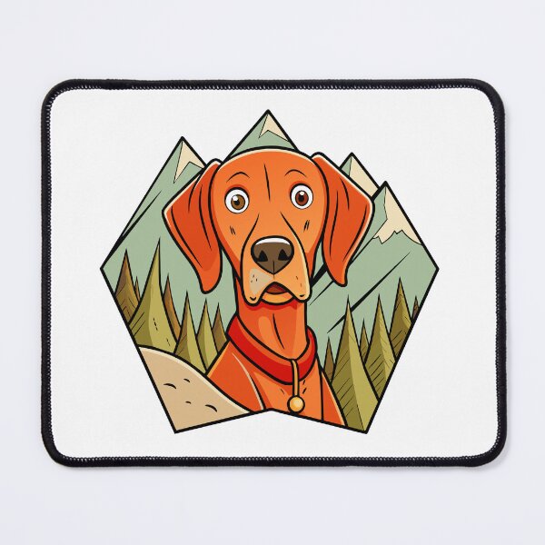 Item preview, Alert Vizsla on Hike designed and sold by iwcus.