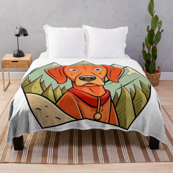 Item preview, Alert Vizsla on Hike designed and sold by iwcus.