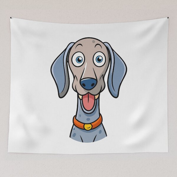 Item preview, Goofy Weimaraner Begging for Treats designed and sold by iwcus.