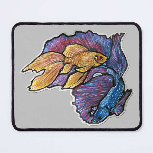 Item preview, Golden Fish & Halfmoon Betta Fish 2 designed and sold by nastiaart.