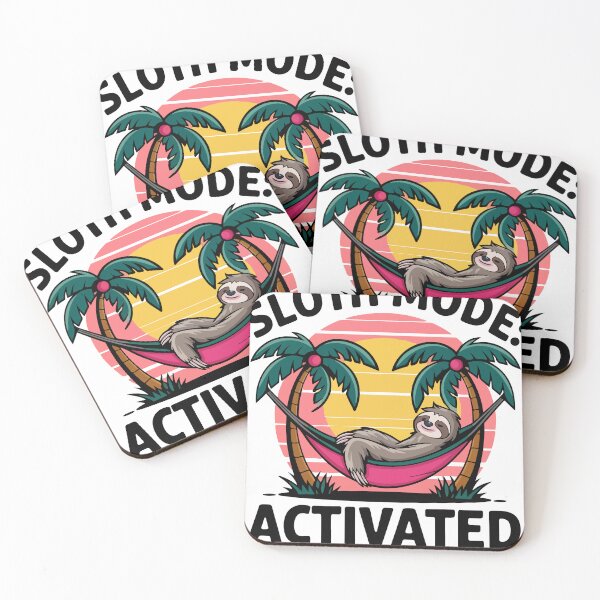 Item preview, SLOTH MODE: ACTIVATED PRODUCTIVITY LEVEL: ZERO designed and sold by rich4Design.