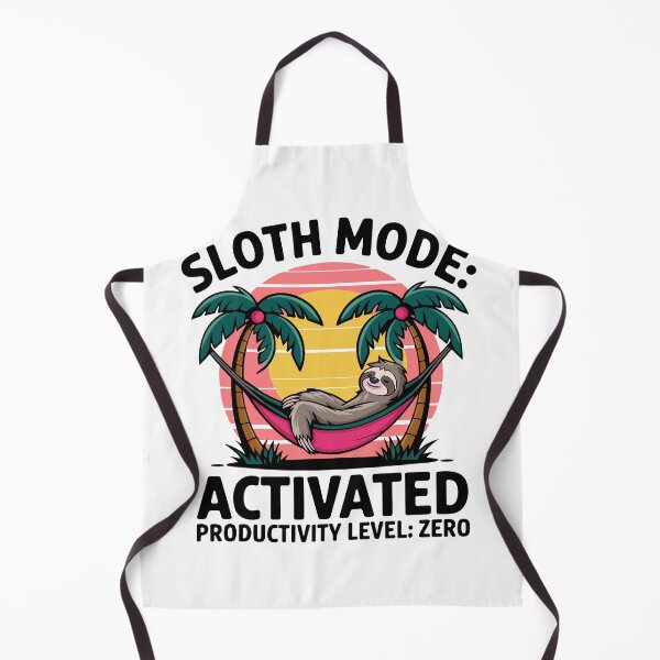 Item preview, SLOTH MODE: ACTIVATED PRODUCTIVITY LEVEL: ZERO designed and sold by rich4Design.