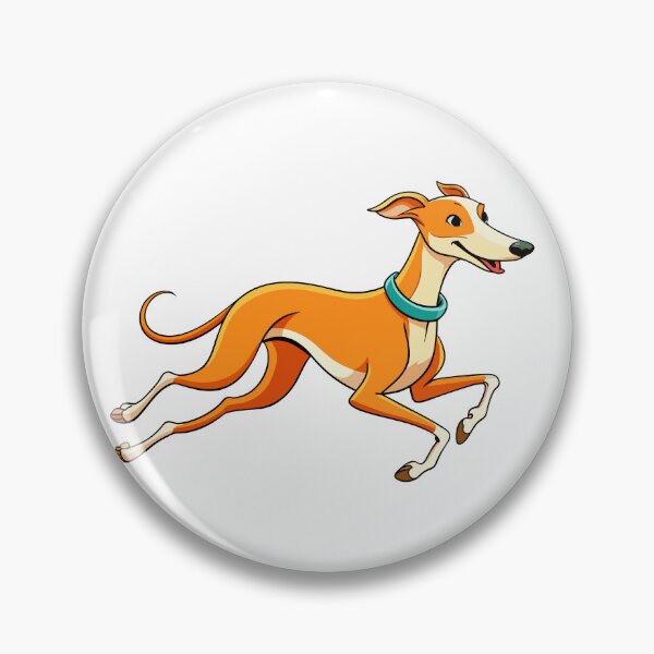 Item preview, Graceful Whippet Running Art designed and sold by iwcus.