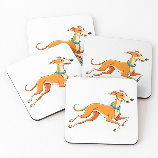 Item preview, Graceful Whippet Running Art designed and sold by iwcus.