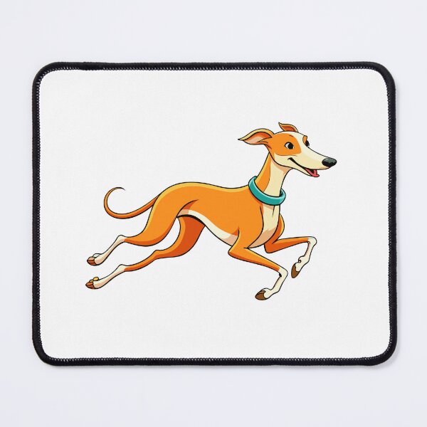Item preview, Graceful Whippet Running Art designed and sold by iwcus.