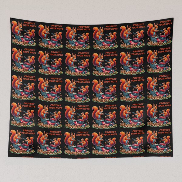 Item preview,   Funny Red Squirrels With  Gun  designed and sold by TeeARTHY.