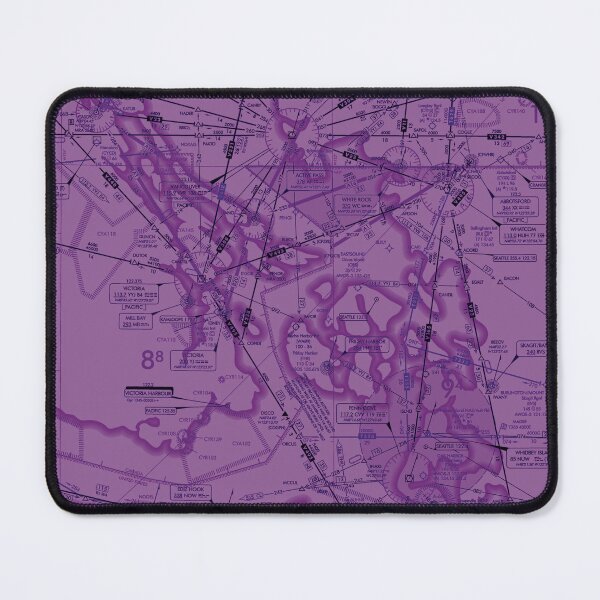Item preview, Enroute Low Altitude Chart (ELUS1) purple designed and sold by LAPilotGirl.