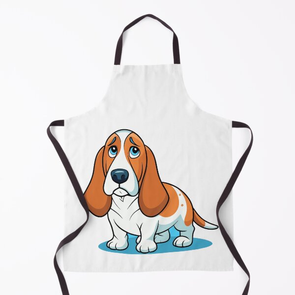 Item preview, Mournful Basset Hound Art designed and sold by iwcus.