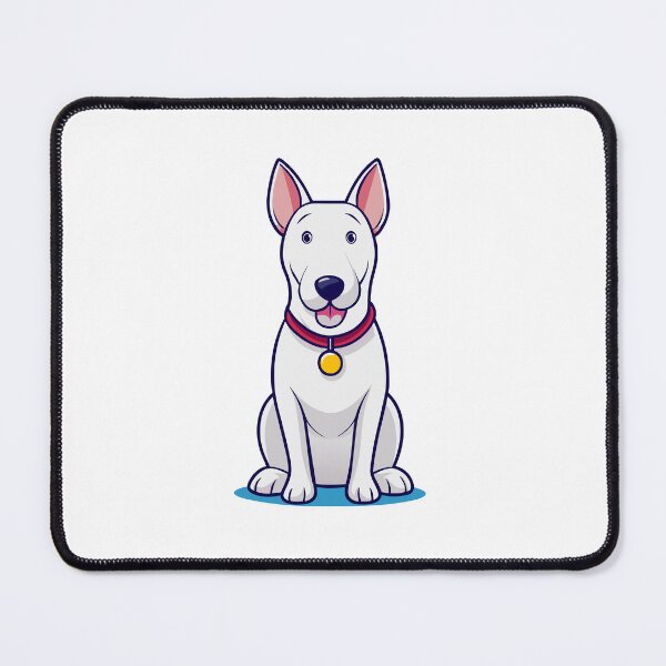 Item preview, Stern Bull Terrier Sitting Proudly designed and sold by iwcus.