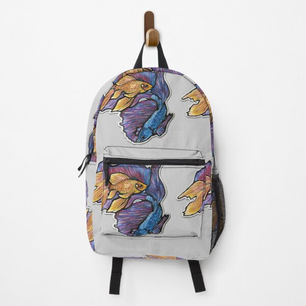 Item preview, Golden Fish & Halfmoon Betta Fish Pattern 1 designed and sold by nastiaart.