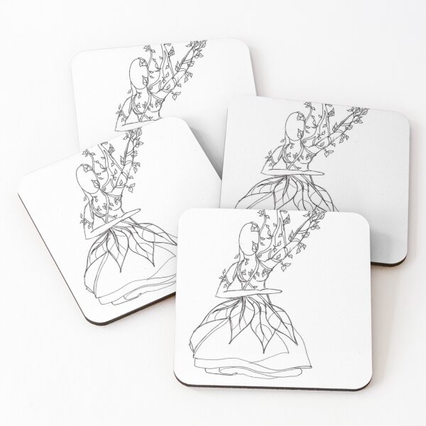 Item preview, Daphne Blossoms BW  designed and sold by MyBottomShelf.
