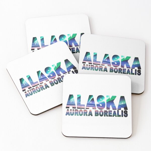 Item preview, ALASKA Aurora Borealis - USA Denali Sunset Talkeetna designed and sold by Adam Gormley.