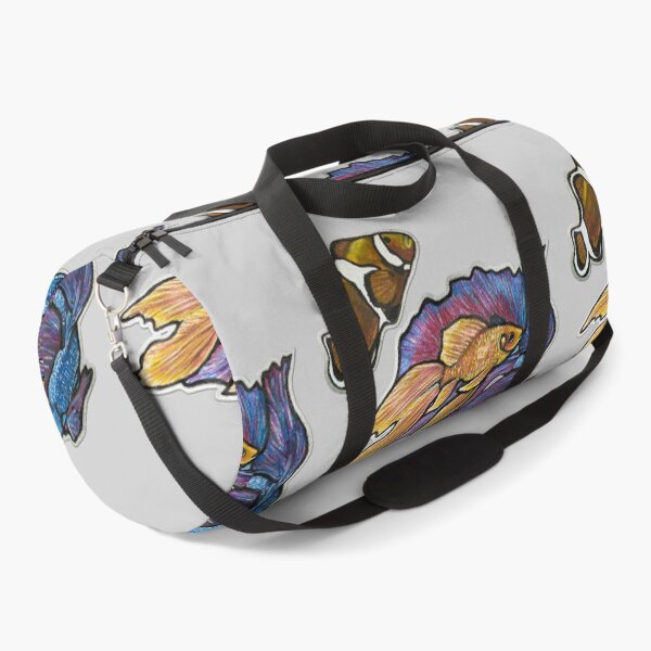 Item preview, Golden Fish, Halfmoon Betta Fish, Clownfish Pattern 1 designed and sold by nastiaart.