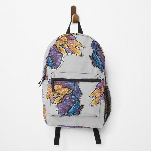 Item preview, Golden Fish & Halfmoon Betta Fish Pattern 2 designed and sold by nastiaart.