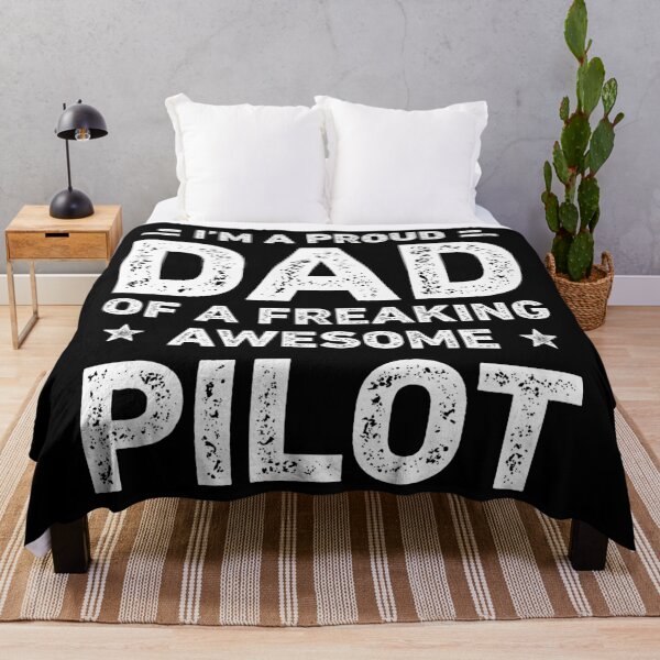 Item preview, Proud Dad Of A Freaking Awesome Pilot Dad Funny designed and sold by RareBunny.