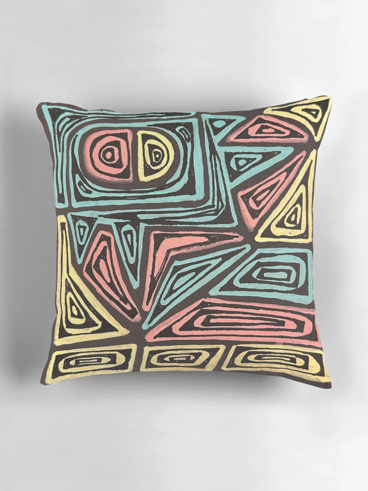Thumbnail 3 of 4, Pillow, Bumpy Ride designed and sold by Libmandy.