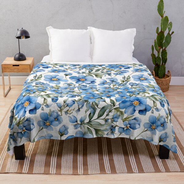 Item preview, Blue Flowers designed and sold by Victoria Riabov.