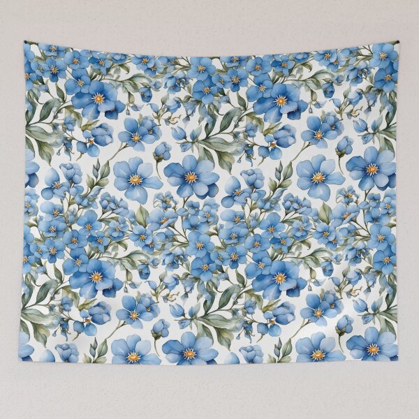 Item preview, Blue Flowers designed and sold by Victoria Riabov.