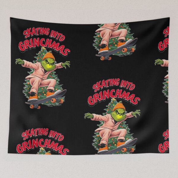 Item preview, Skate into grinchmas  designed and sold by NBCJDesigns.