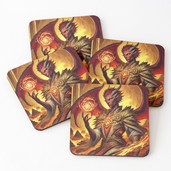 Item preview, Aasimar Red Dragon Sorcerer designed and sold by Johnny MeatShield.