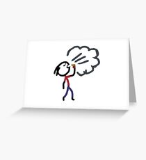 Vaping Greeting Card