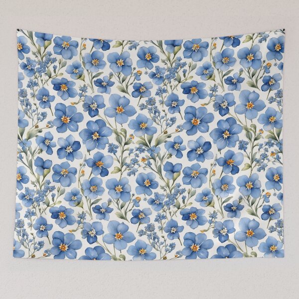 Item preview, Blue Flowers designed and sold by Victoria Riabov.