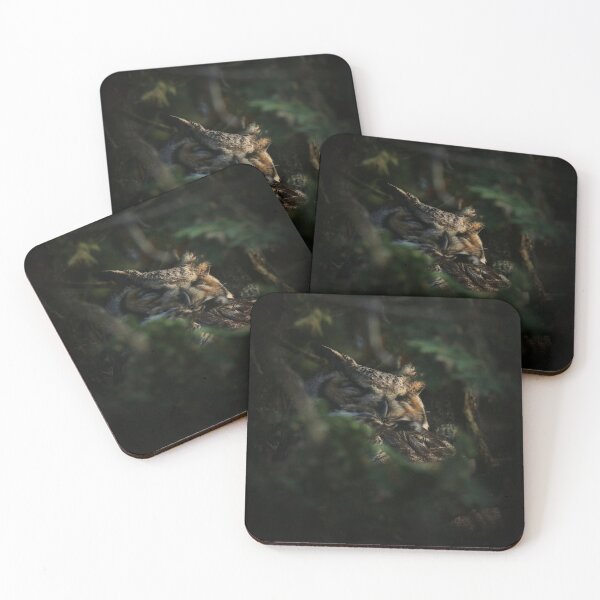 Item preview, Great horned owl sleeping designed and sold by locustgirl.