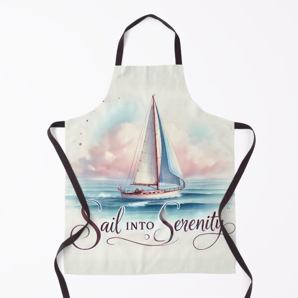 Item preview, Sail into Serenity – Watercolor Sailing Art designed and sold by M22--.