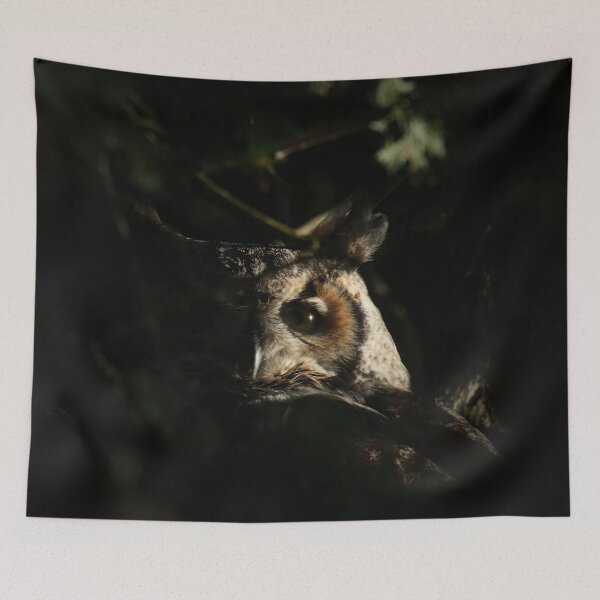 Item preview, Great horned owl goddess designed and sold by locustgirl.