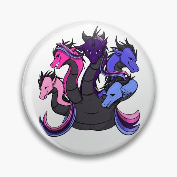 Item preview, Omnisexual Pride Dragon/Hydra designed and sold by Dusky Doodles.