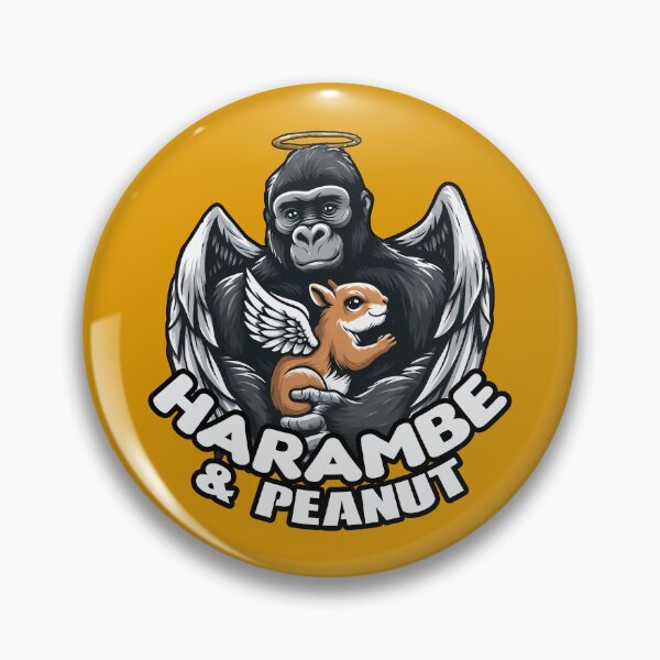 Item preview, Harambe and Peanut - Angels in Heaven designed and sold by Nostalgia Busters.
