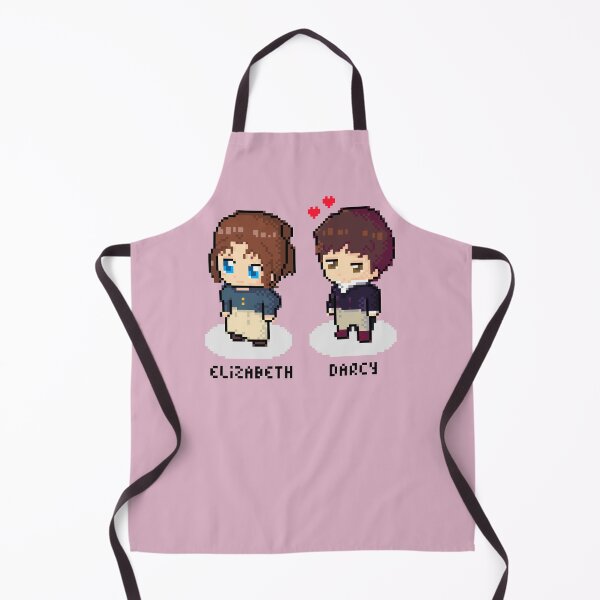 Item preview, Cute Jane Austen Elizabeth and Darcy Pixel art designed and sold by MariOyama.