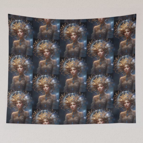 Item preview,   A Cosmic Portrait of Celestial Elegance designed and sold by KilianSzmid.