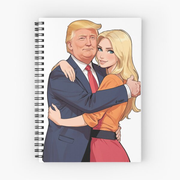 Item preview, A Candid Moment Between Daughter and Father, Ivanka and Donald Trump designed and sold by NEKKI Originals.