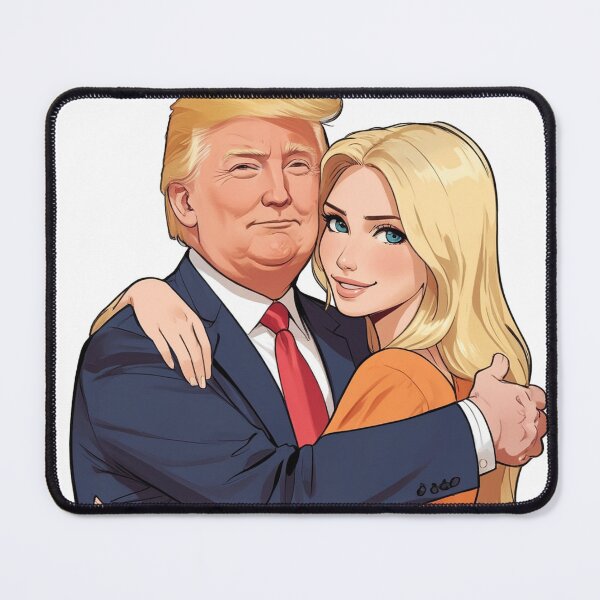 Item preview, A Candid Moment Between Daughter and Father, Ivanka and Donald Trump designed and sold by NEKKI Originals.