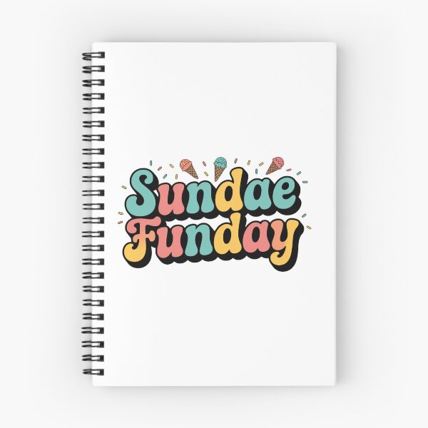 Item preview, Sundae Funday Colorful Typography Design designed and sold by Peter Stawicki.