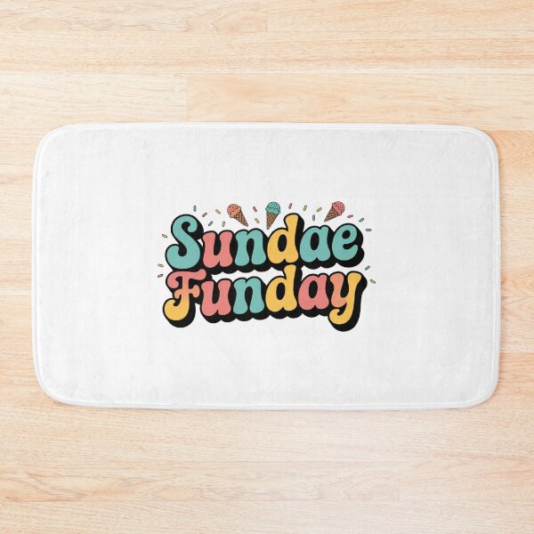 Item preview, Sundae Funday Colorful Typography Design designed and sold by Peter Stawicki.