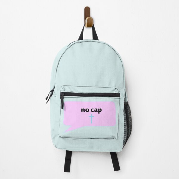 Item preview, No Cap Christian truth pink aqua designed and sold by flowergirlrosie.