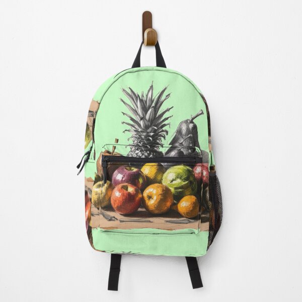 Item preview, A drawing of a table with a variety of fruits including apples, oranges designed and sold by PWDigitalArt.