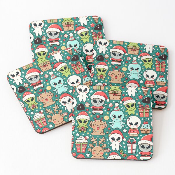 Item preview, Christmas Alien Pattern designed and sold by Travelcases.