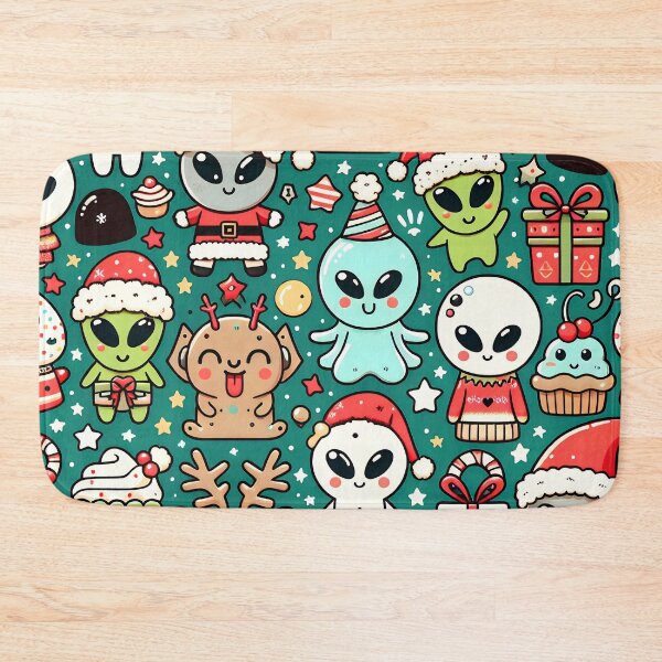Item preview, Christmas Alien Pattern designed and sold by Travelcases.