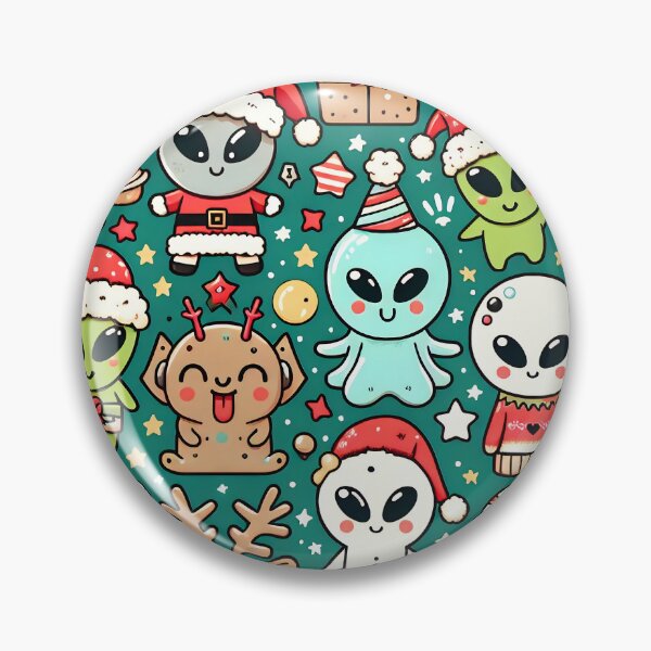 Item preview, Christmas Alien Pattern designed and sold by Travelcases.