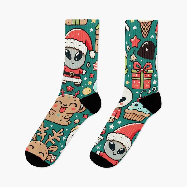 Item preview, Christmas Alien Pattern designed and sold by Travelcases.