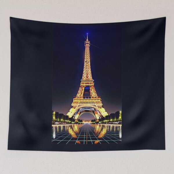 Item preview, Neon Night at the Eiffel designed and sold by Sanctum Icons.